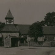 Bus shelter outside St Matthews
