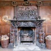 Oak fire surround